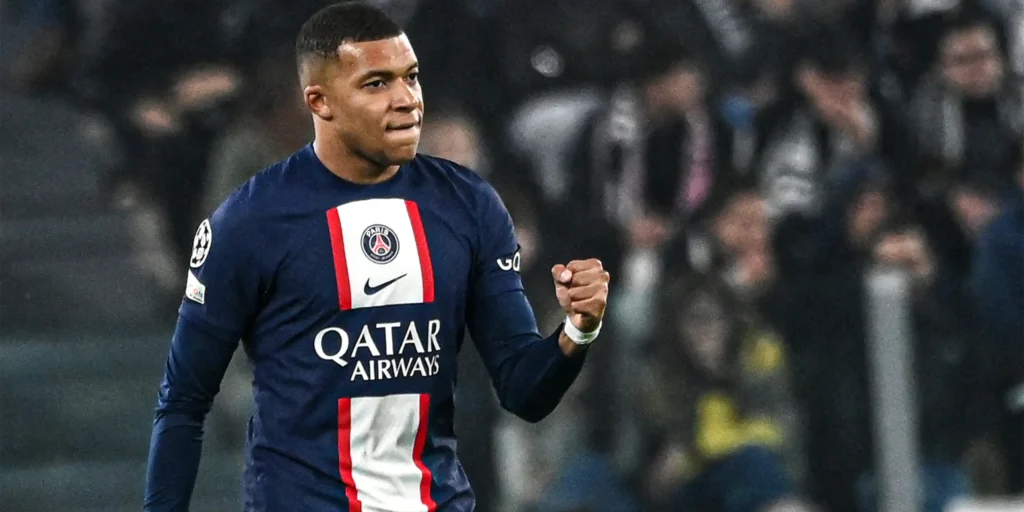 PSG striker Kylian Mbappe