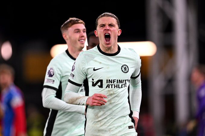 Conor Gallagher won Chelsea the game against Crystal Palace. Credit (X/Chelsea)