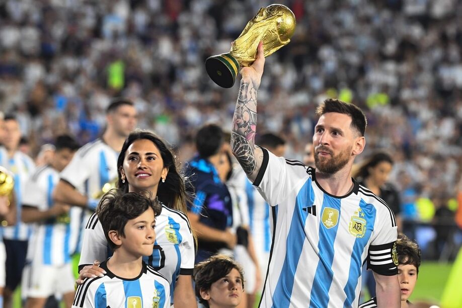 Messi finally won the World Cup with Argentina in 2022. Credit: Imago