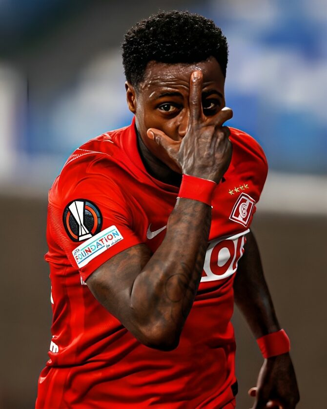 Spartak Moscow Captain Quincy Promes
