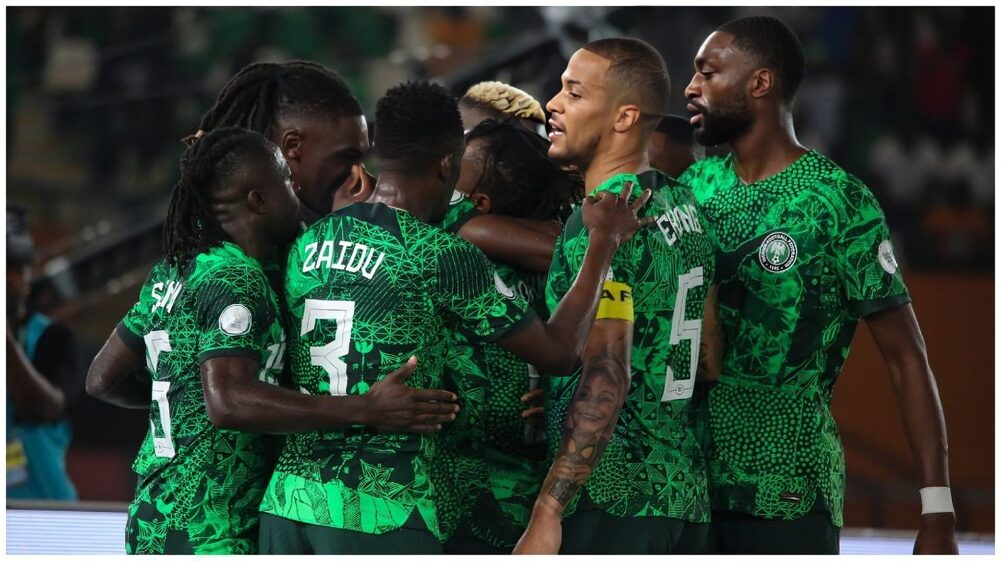 Super Eagles of Nigeria defeated South Africa to reach AFCON final.