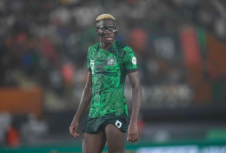 Victor Osimhen in action for the Super Eagles of Nigeria at AFCON || Imago
