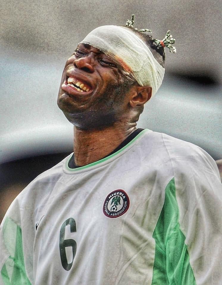 Taribo West sheds blood for Nigeria