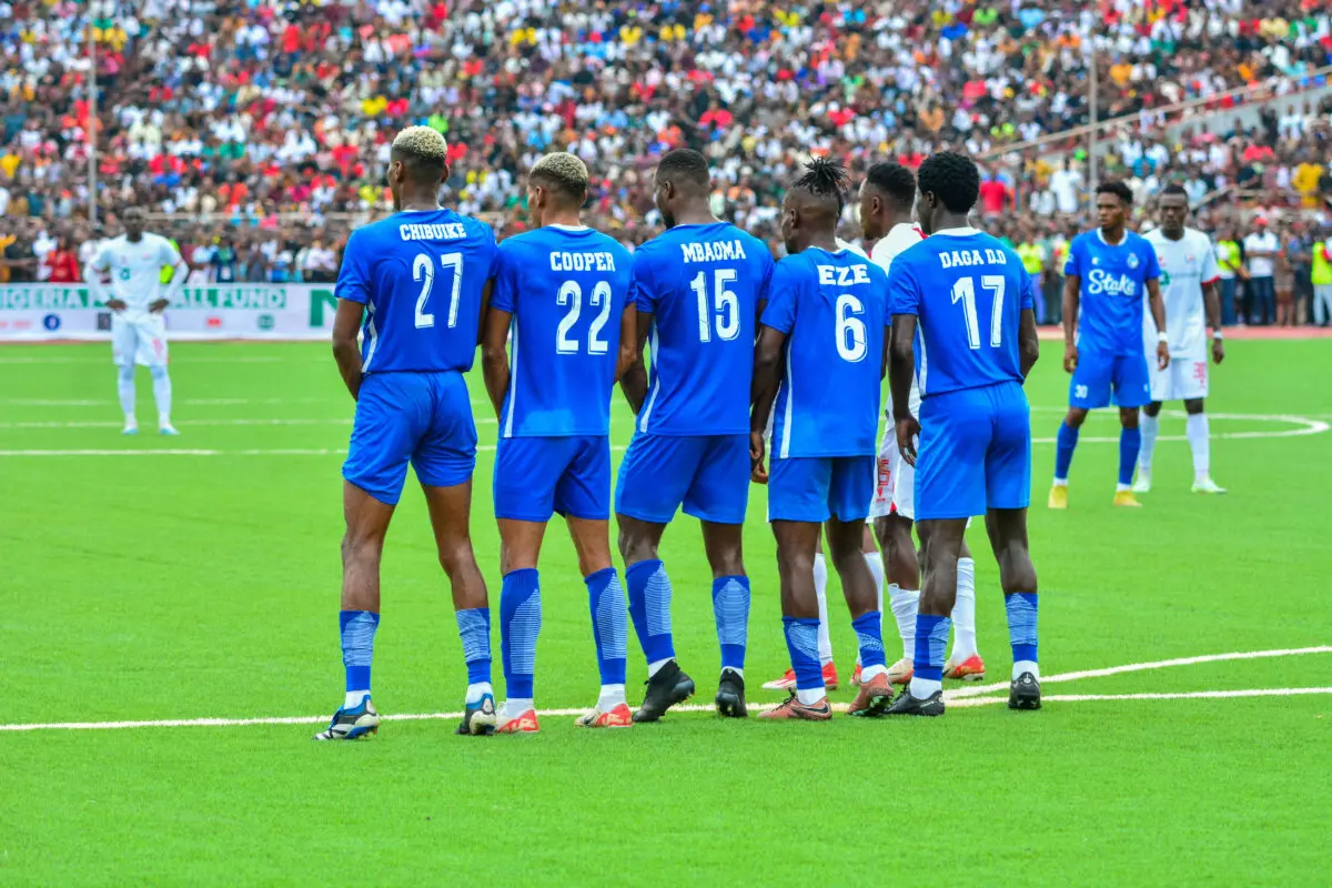 Enyimba during The NPFL match between Rangers and Enyimba at Nnamdi Azikiwe Stadium. Photo by Abdul Momoh