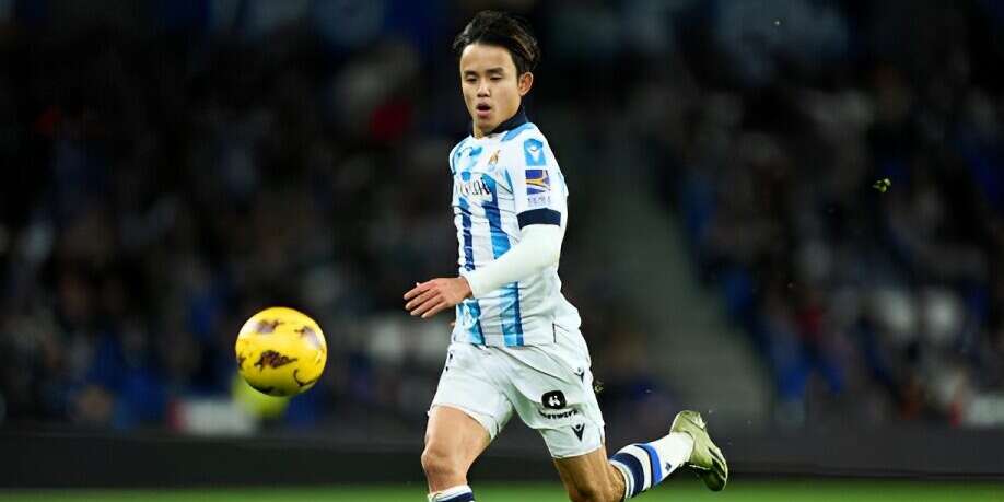 Takefusa Kubo in action for Real Sociedad