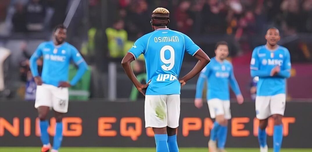 Victor Osimhen and Napoli are in danger of not qualifying for European football next season