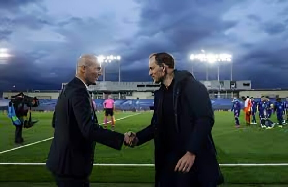 Thomas Tuchel and Zinedine Zidane (Photo Credit/X)