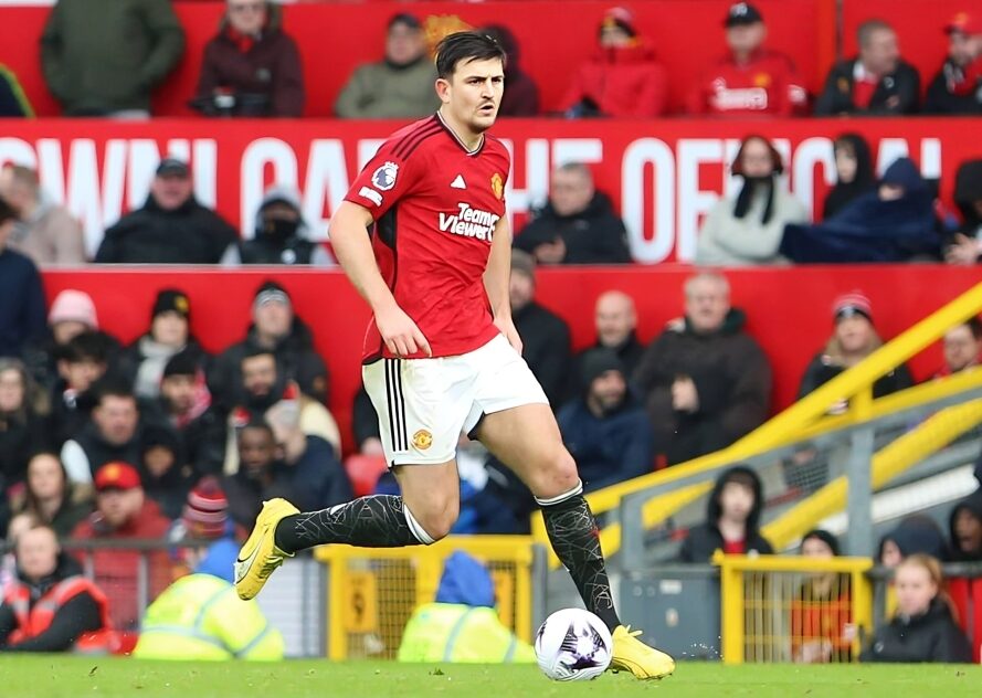 Harry Maguire in action against Fulham Imago