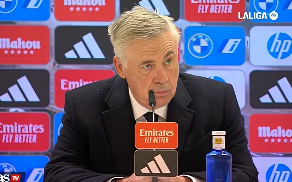 Real Madrid's Manager Carlo Ancelotti