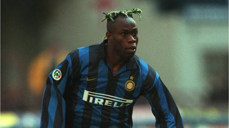 Taribo West in action for Inter
