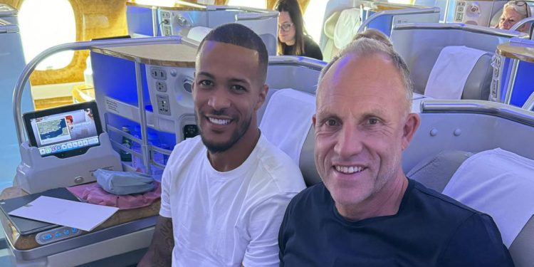 Ekong and his agent fly out to Saudi Arabia