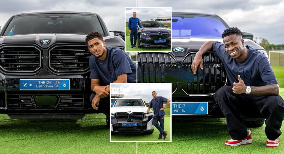 Real Madrid stars gifted luxury BMWs